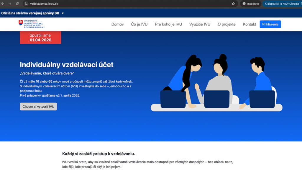 Individuálne vzdelávacie účty, štátny príspevok 200 eur, certifikované kurzy fotografovania