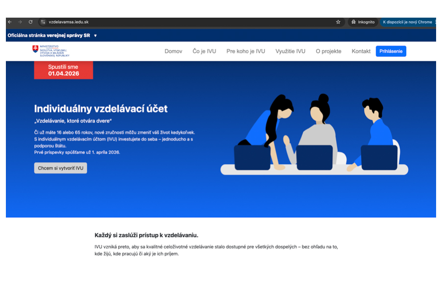 Štátny príspevok 200€ na vzdelávanie u nás